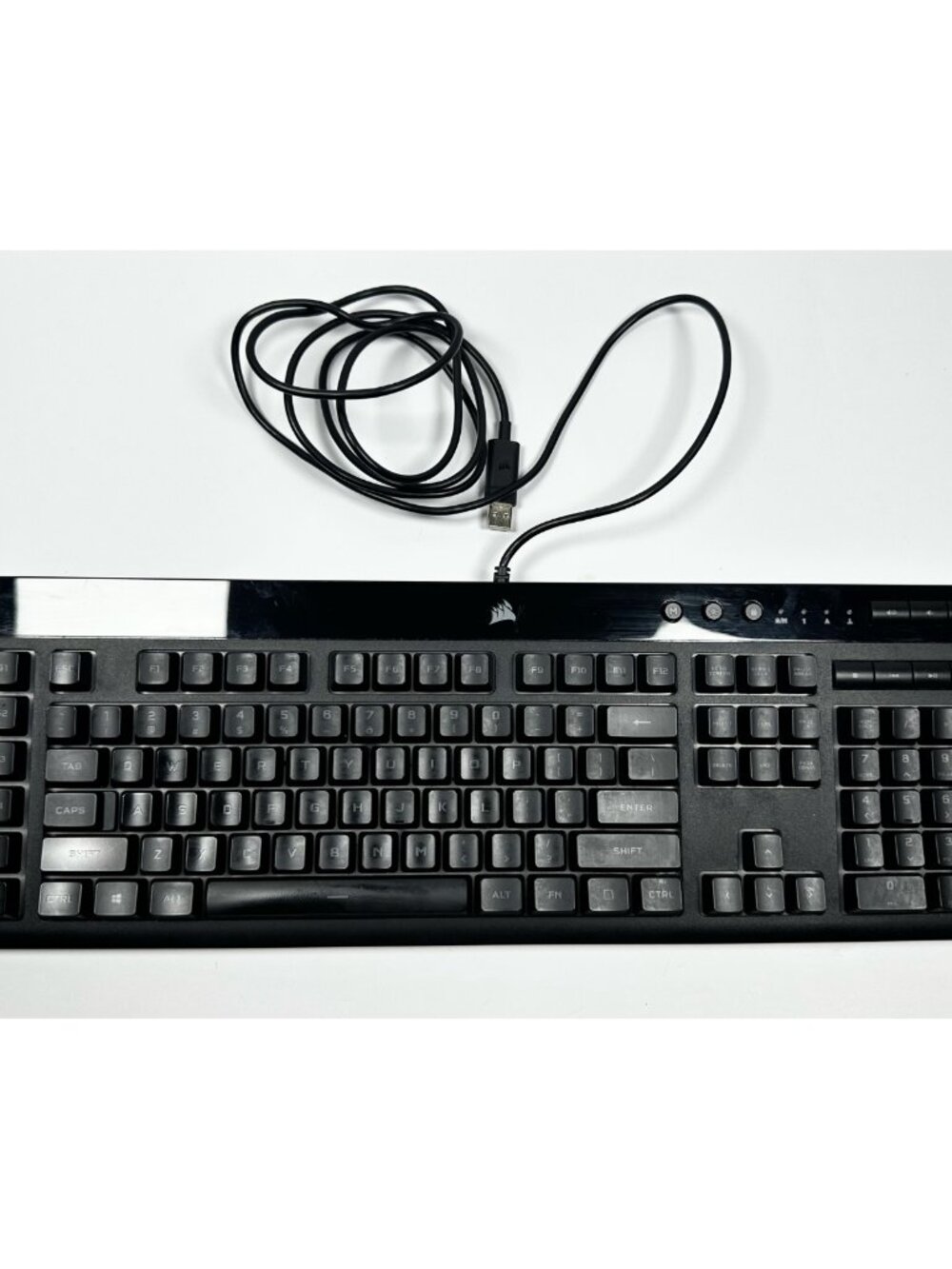 Corsair K55 RGB PRO Wired Gaming Keyboard Black (CH-9226765-NA) Tested & Works